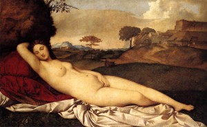 Giorgione, Vénus endormie, Gemäldegalerie de Dresde, 1510