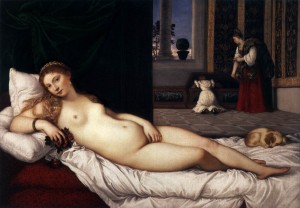 Tiziano Vecellio (dit Titien), Vénus d'Urbino, Galerie des Offices de Florence, 1538