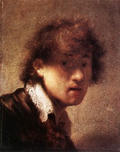 Rembrandt van Rijn, Autoportrait, 1629, Alte Pinakothek, Munich