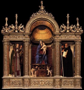 Giovanni Bellini, Triptyque des Frari, 1488, Santa Maria Gloriosa dei Frari, Venise