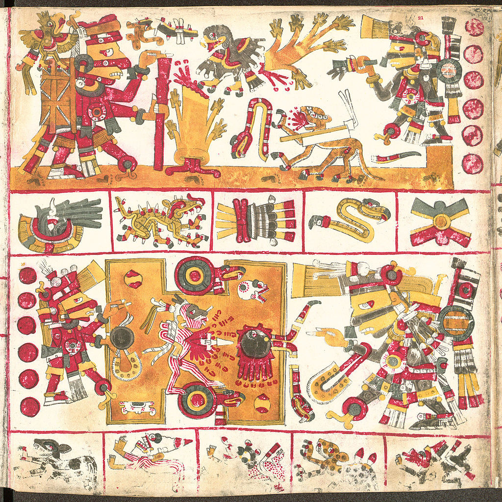 Codex Borgia, folio 21