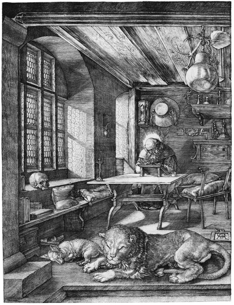 Albrecht Dürer, Saint Jérôme dans sa cellule, 1514