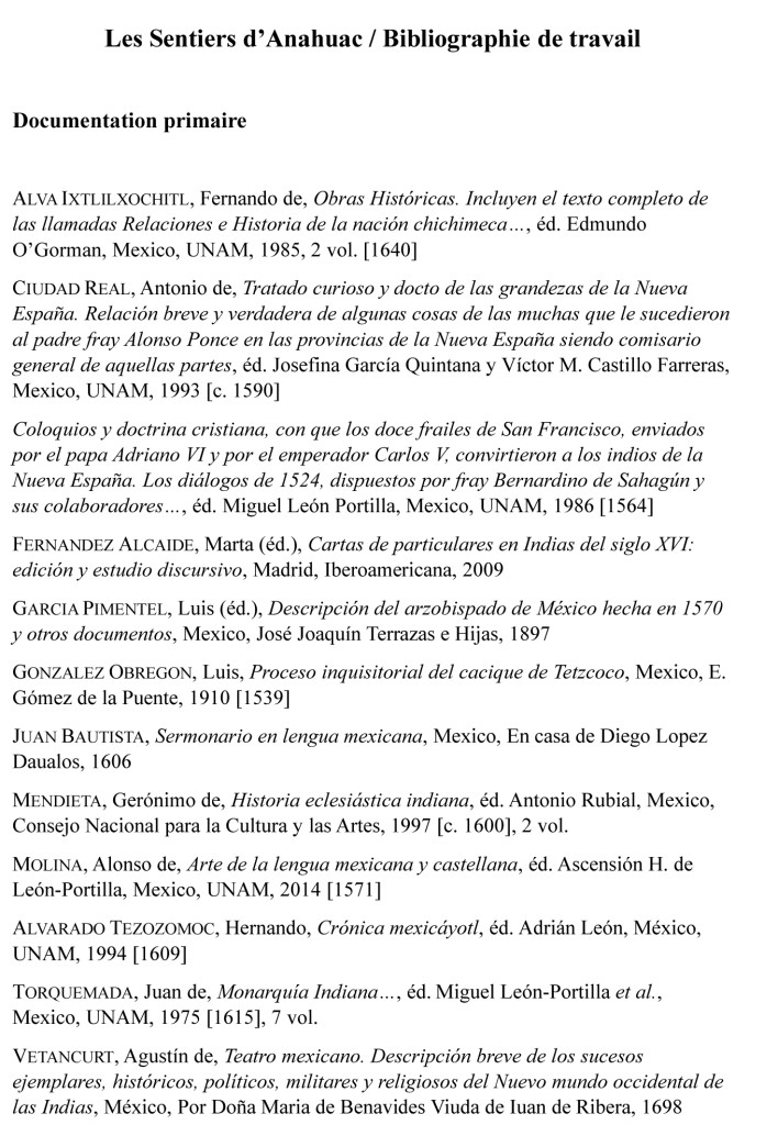 Bibliographie Anahuac RBertrand 01