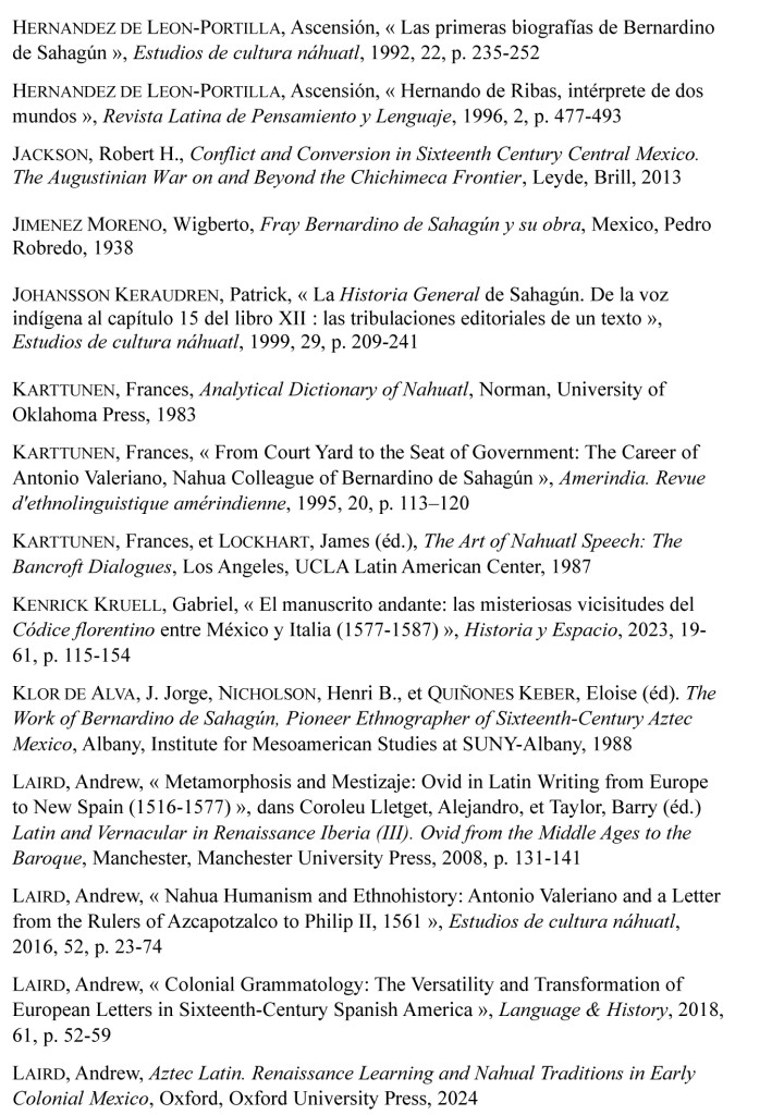 Bibliographie Anahuac RBertrand 07