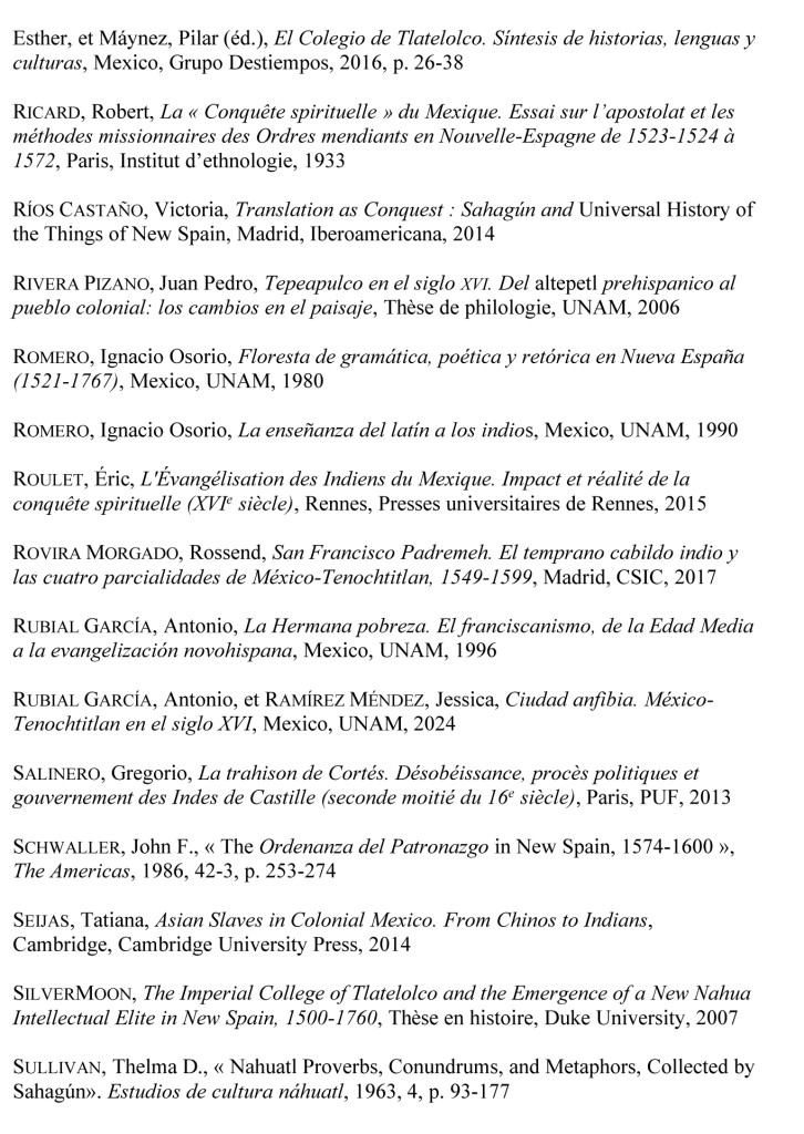 Bibliographie Anahuac RBertrand 11