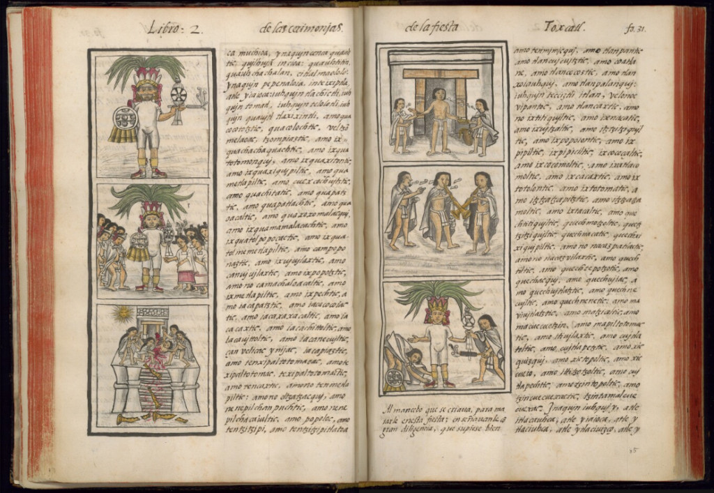 Codex de Florence, livre II, folio 30v-31r